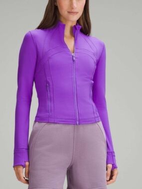 ATOMIC PURPLE 💜 Lululemon Cropped Define Jacket Nulu